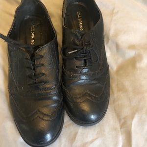Black Oxford shoes